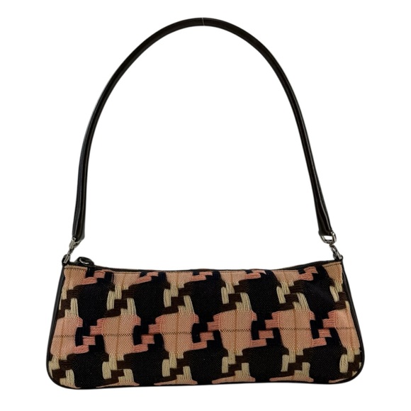 Prada Multicolor Knit Shoulder Bag - Picture 3 of 10